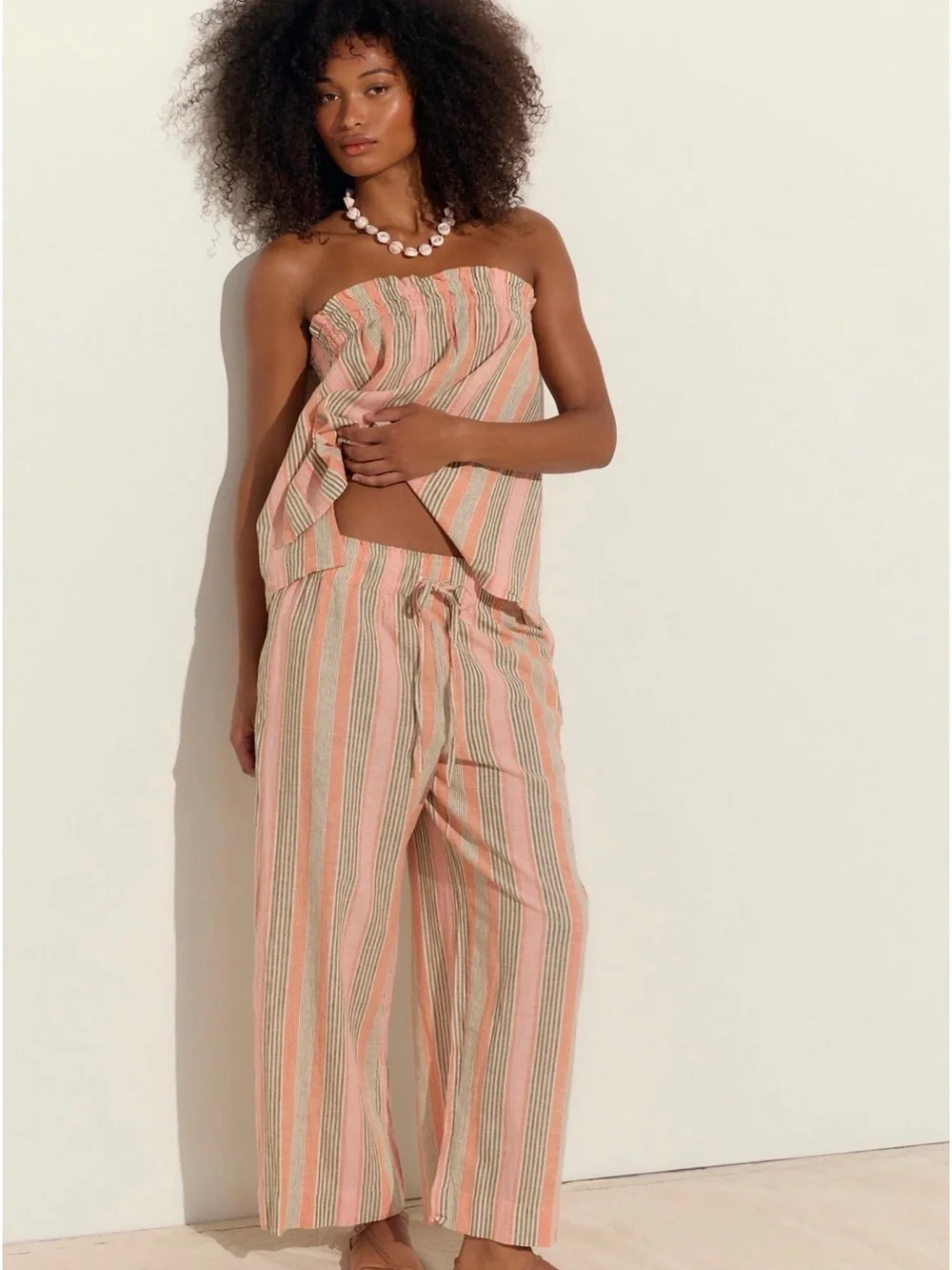 NWT Free People corfu tube top set